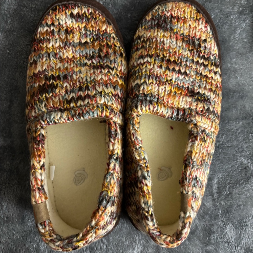 Multicolor Knit slippers